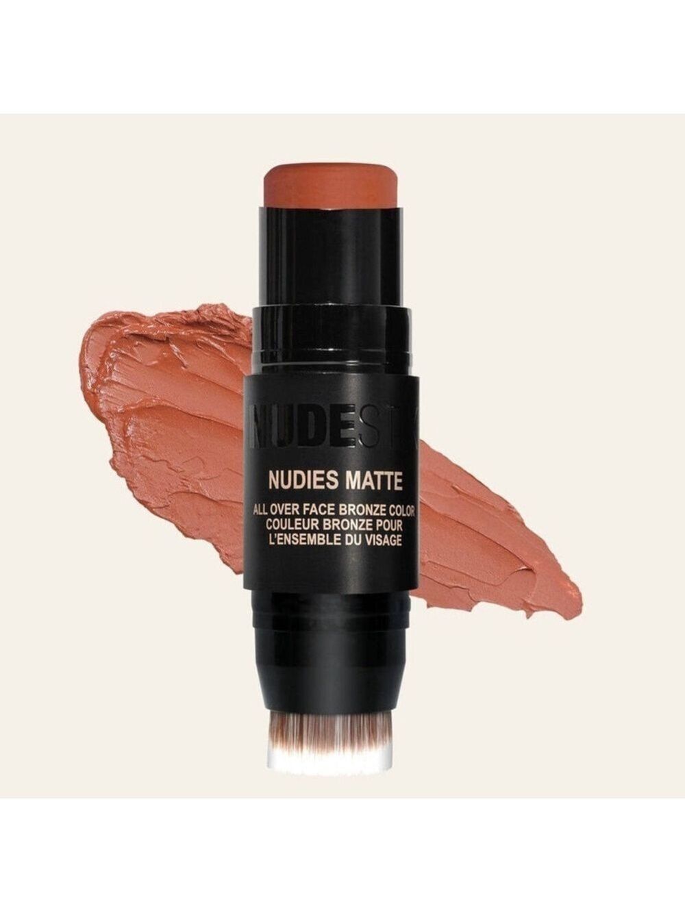 Nudestix SUNKISSED Nudies Cream Bronzer Stick | NEW | Matte Bronze Blush Stick